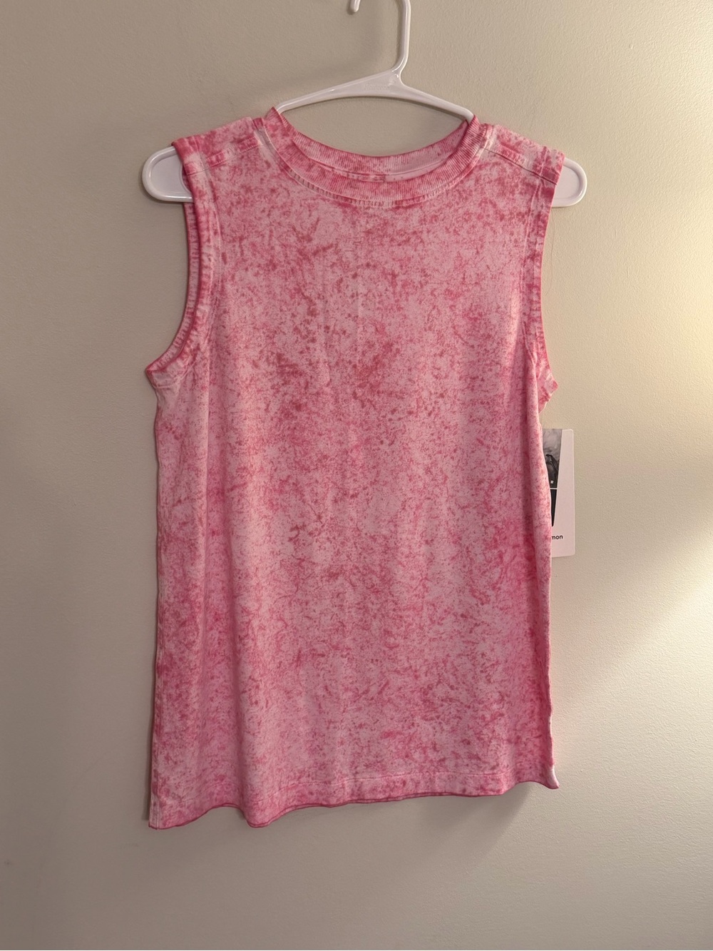 NWT Lululemon All Yours Oversized Tank Tie Dye Pink Women’s Size XS